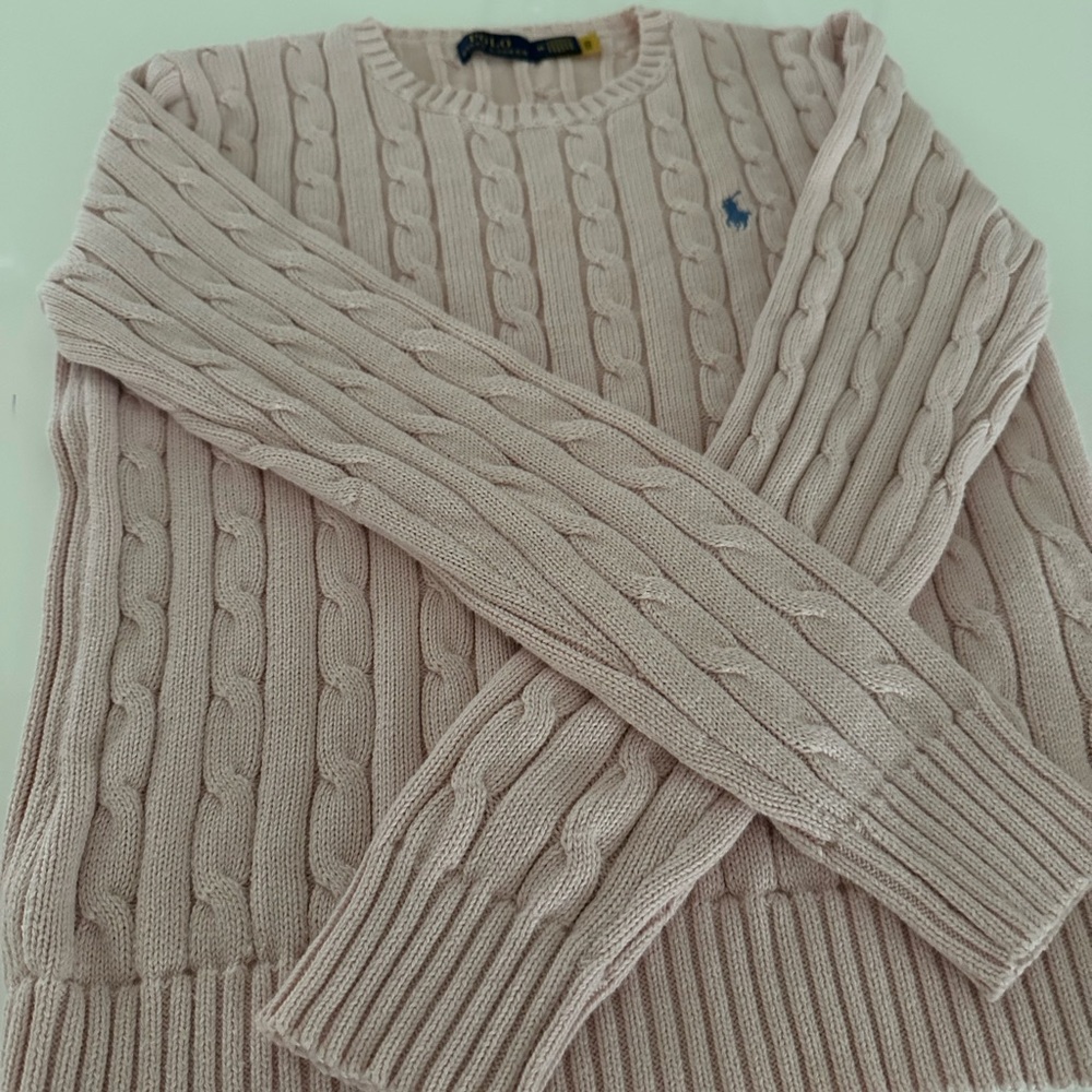 Women’s pink RL sweater (Polo) size M used
In good condition